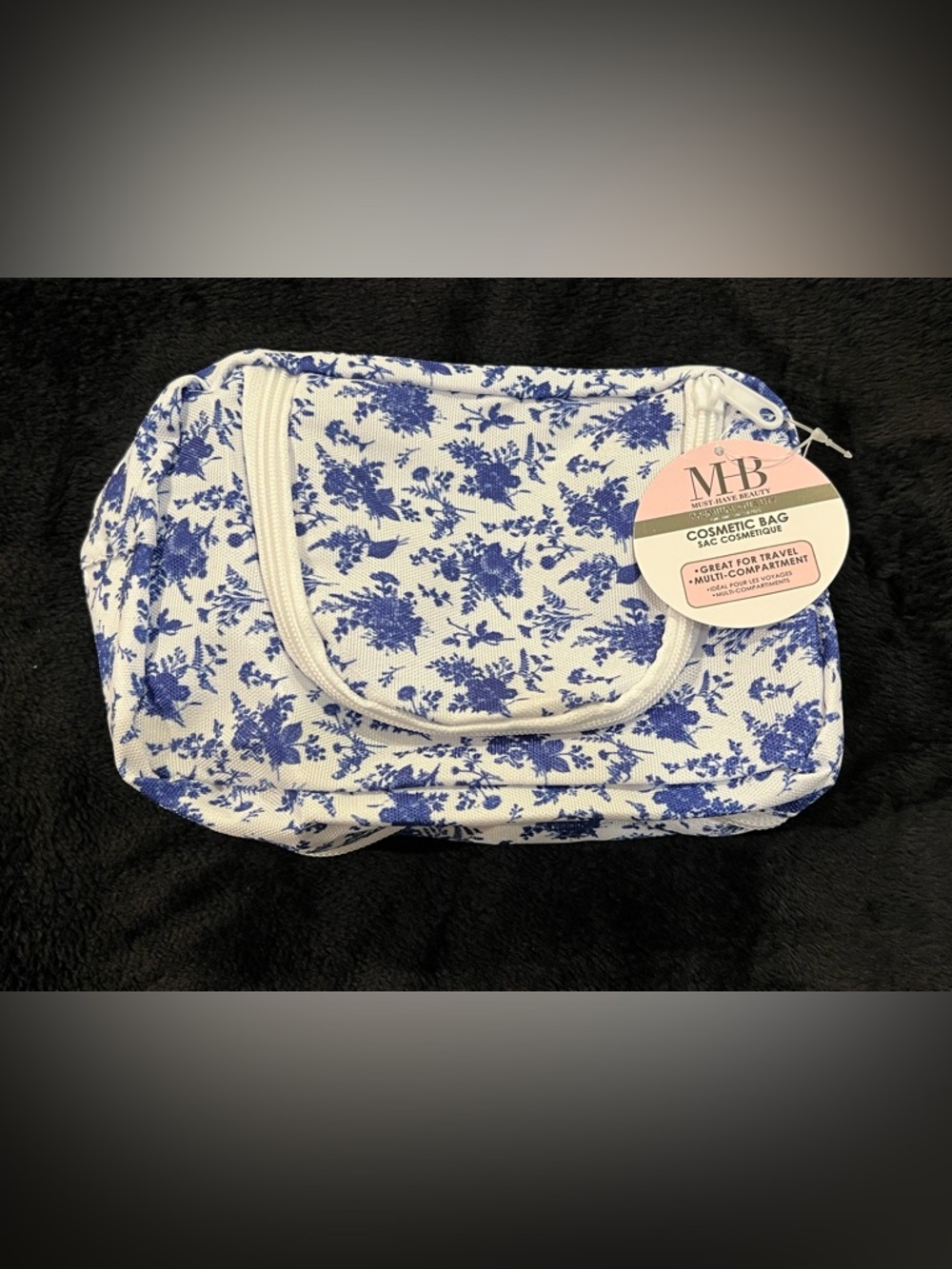 MHB Floral Cosmetic Bag